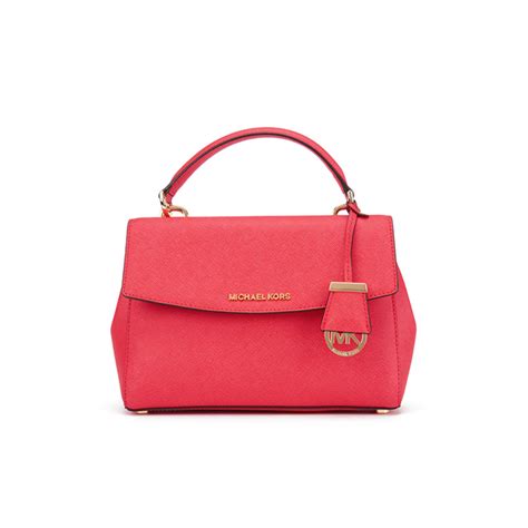 Michael Michael Kors Small Ava Satchel In Coral Reef 